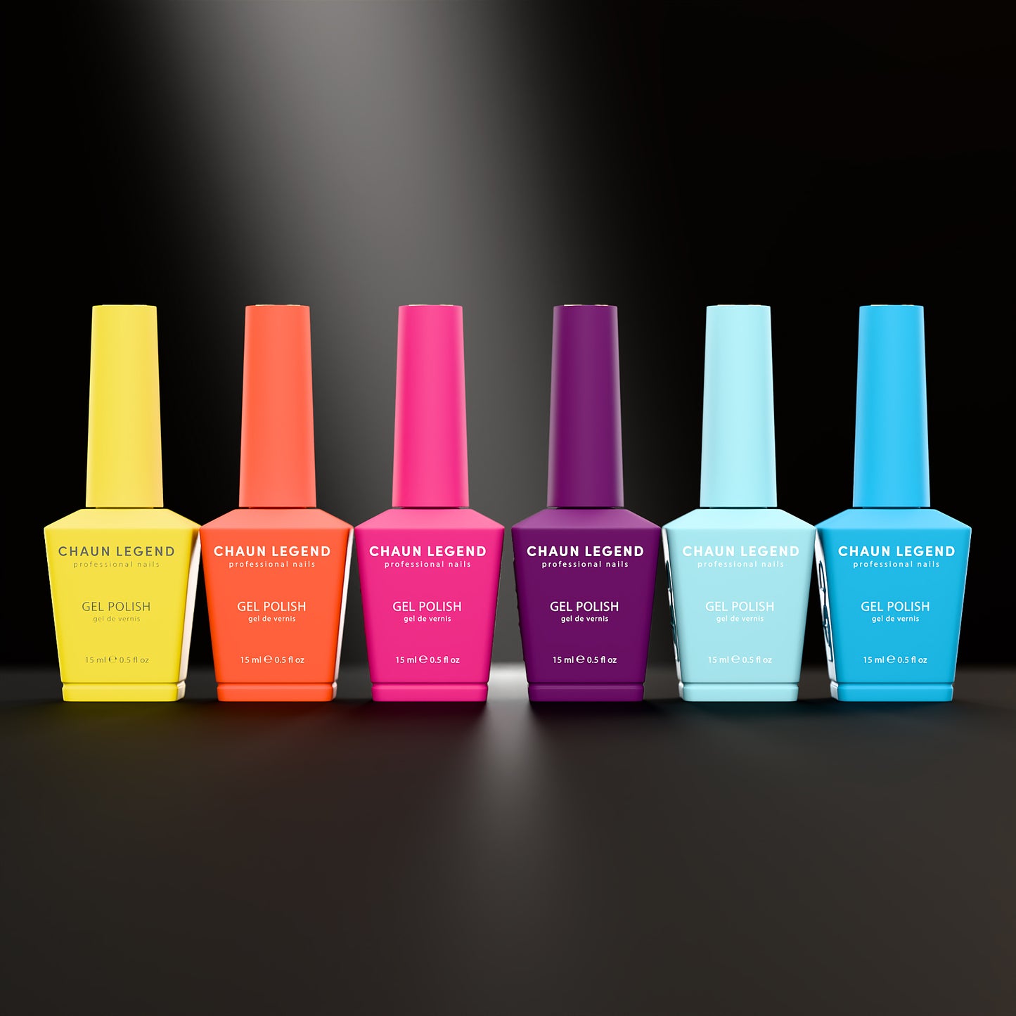 Chaun Legend Volume 2 Summer gel nail polish bundle 6 shades