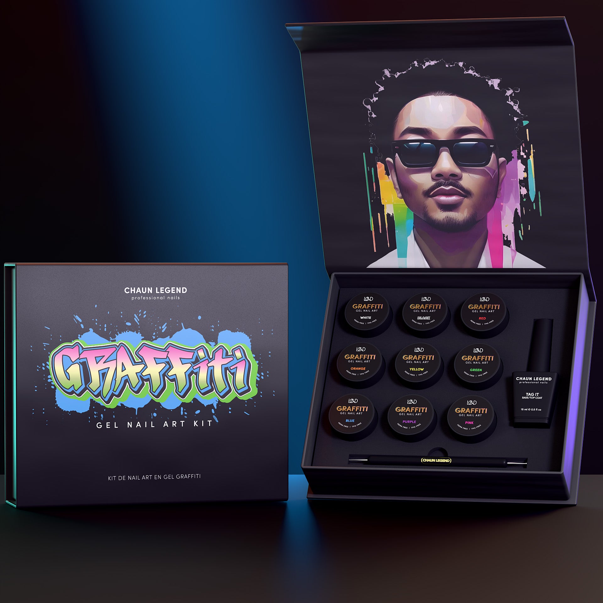 Graffiti Gel Nail Art Kit – Chaun Legend Professional Nails