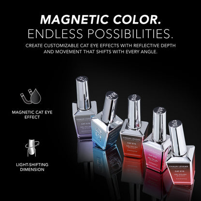 Chaun Legend Cat Eye Silk Collection Gel Polish - magnetic color