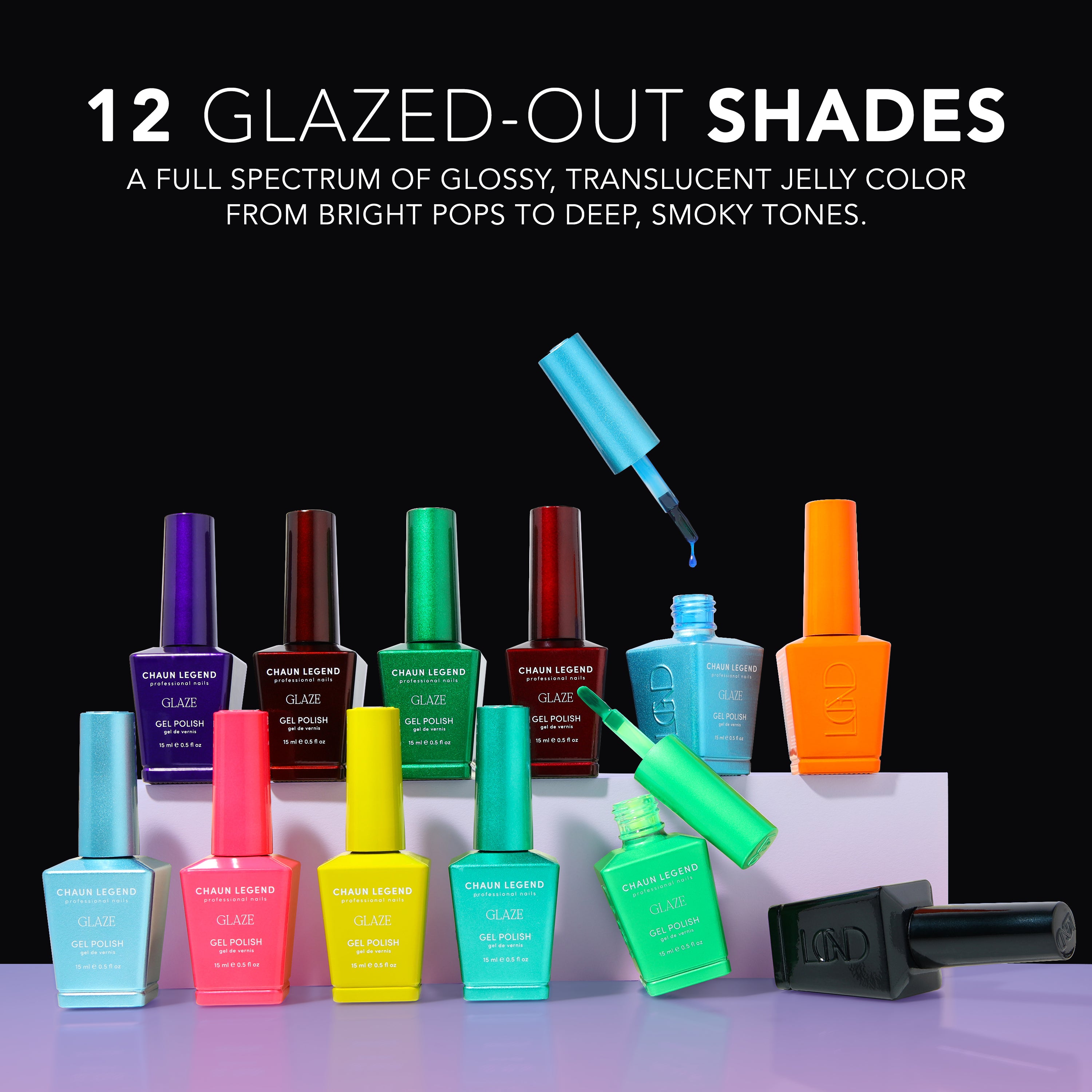 Glaze Collection – Chaun Legend Professional Nails