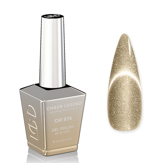Chaun Legend Gold Spotlight Cat Eye Gel Polish