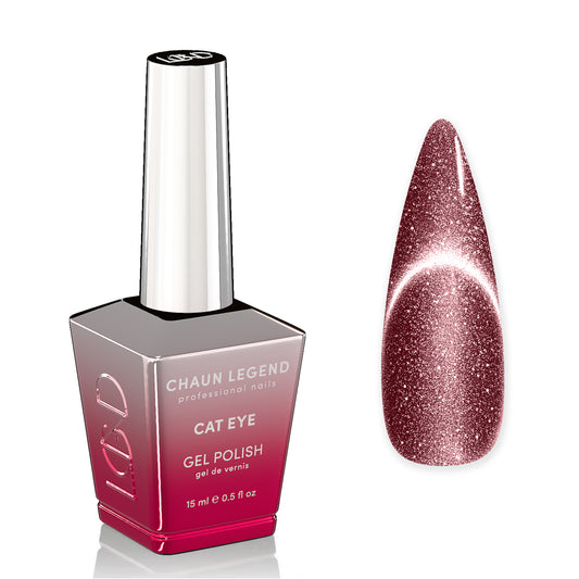 Chaun Legend Scarlet Celebration Cat Eye Gel Polish