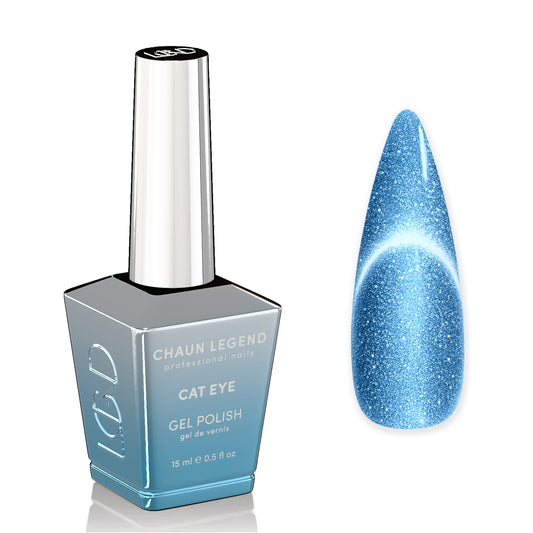 Chaun Legend Blue Fever Cat Eye Gel Polish