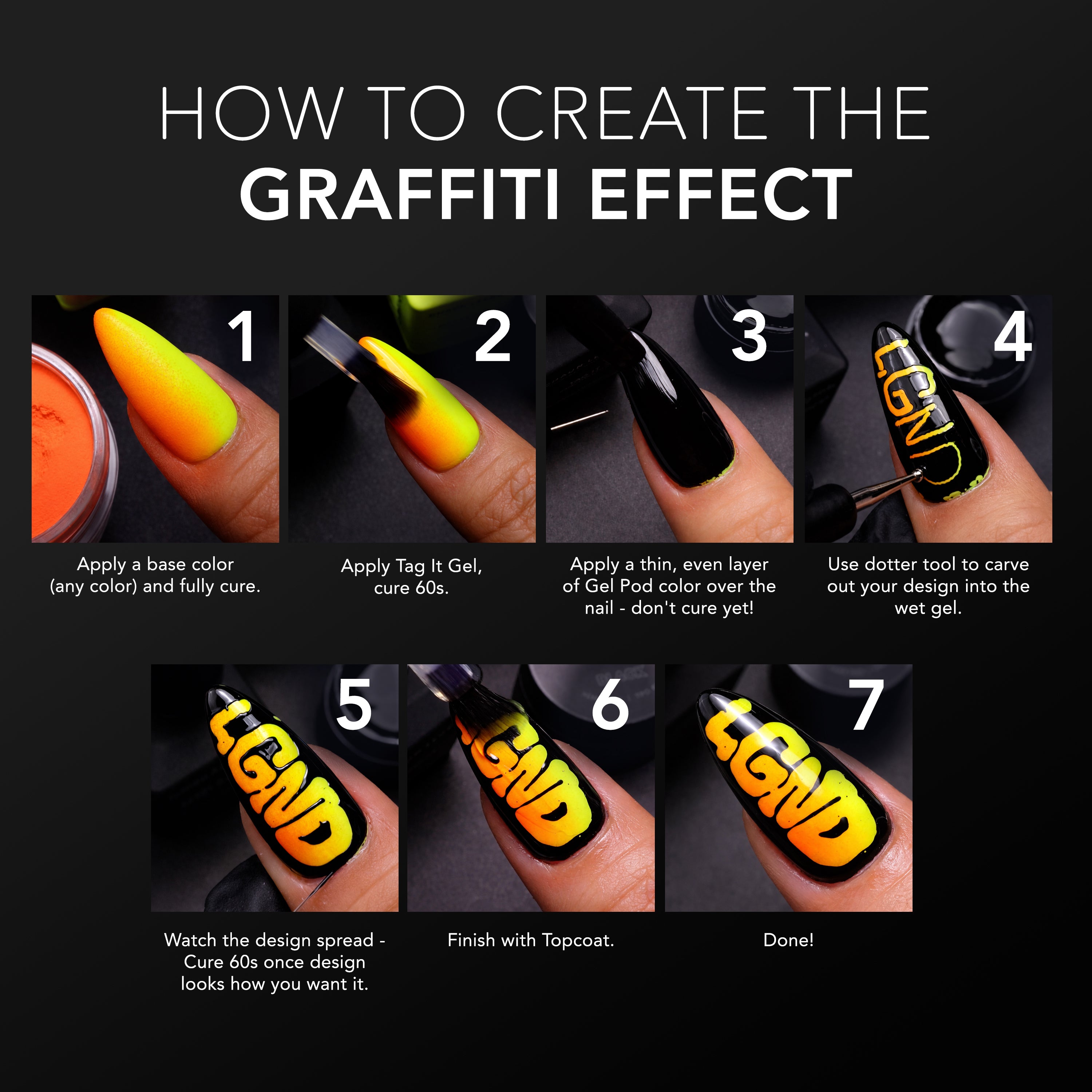 Graffiti Gel Nail Art Kit – Chaun Legend Professional Nails