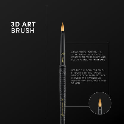 Nail Art Brush - 3D Art