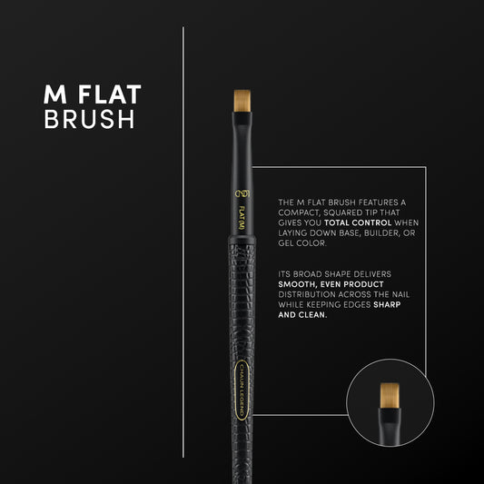 Nail Art Brush - M Flat